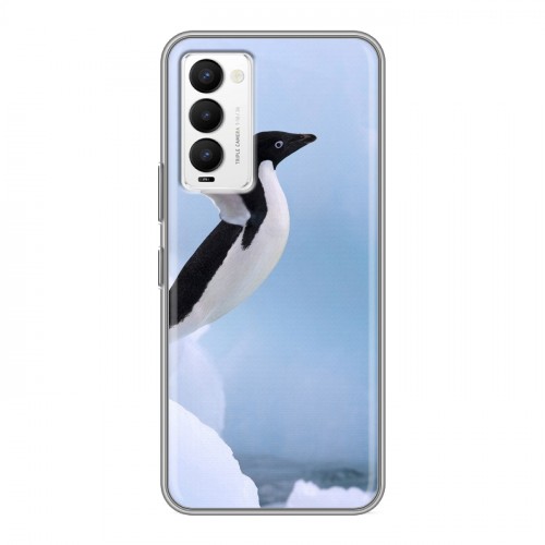 Дизайнерский силиконовый чехол для Tecno Camon 18 Пингвины
