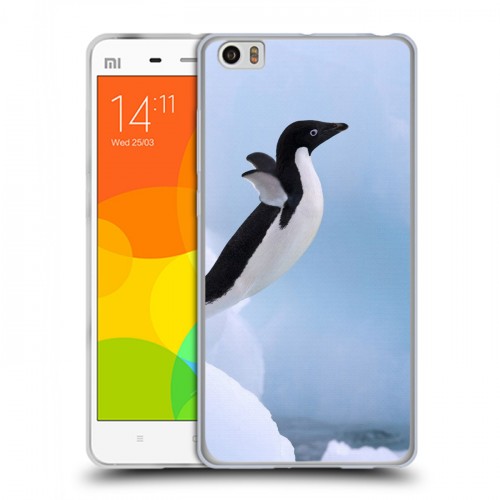 Дизайнерский пластиковый чехол для Xiaomi Mi Note Пингвины