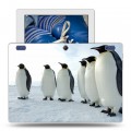 Дизайнерский силиконовый чехол для Lenovo Tab 2 A10-30 Пингвины