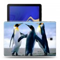 Дизайнерский силиконовый чехол для Samsung Galaxy Tab S4 Пингвины