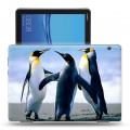 Дизайнерский силиконовый с усиленными углами чехол для Huawei MediaPad T5 Пингвины