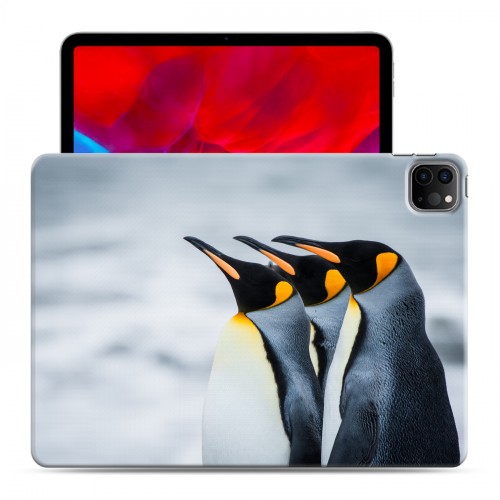 Дизайнерский силиконовый чехол для Ipad Pro 11 (2020) Пингвины
