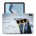 Дизайнерский силиконовый чехол для Huawei MatePad 11 (2021) Пингвины