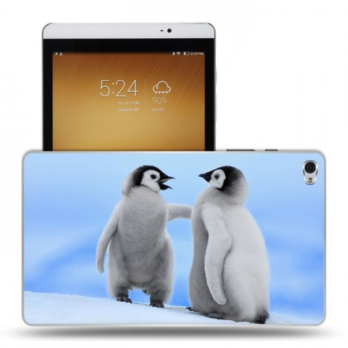 Дизайнерский силиконовый чехол для Huawei MediaPad M2 Пингвины