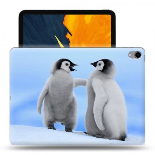 Дизайнерский силиконовый чехол для IPad Pro 11 Пингвины