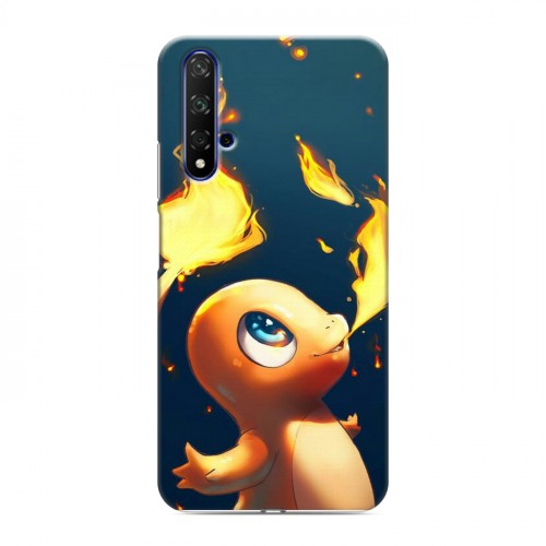 Дизайнерский силиконовый чехол для Huawei Honor 20 Pokemo Go