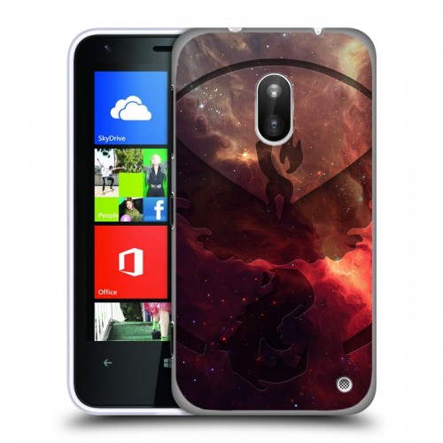 Дизайнерский силиконовый чехол для Nokia Lumia 620 Pokemo Go