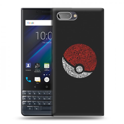 Дизайнерский пластиковый чехол для BlackBerry KEY2 LE Pokemo Go