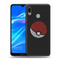 Дизайнерский пластиковый чехол для Huawei Y6 (2019) Pokemo Go