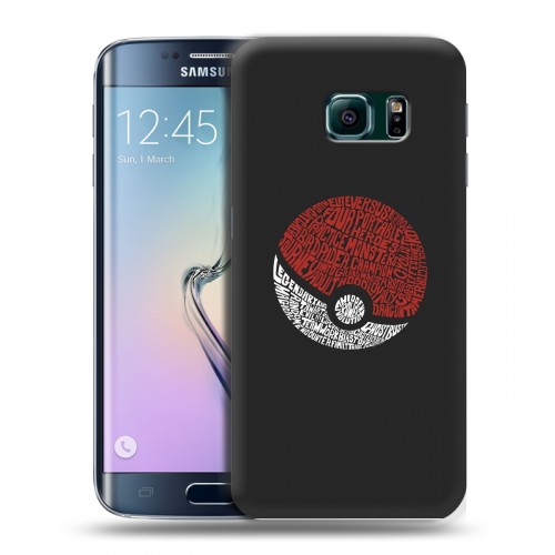 Дизайнерский пластиковый чехол для Samsung Galaxy S6 Edge Pokemo Go