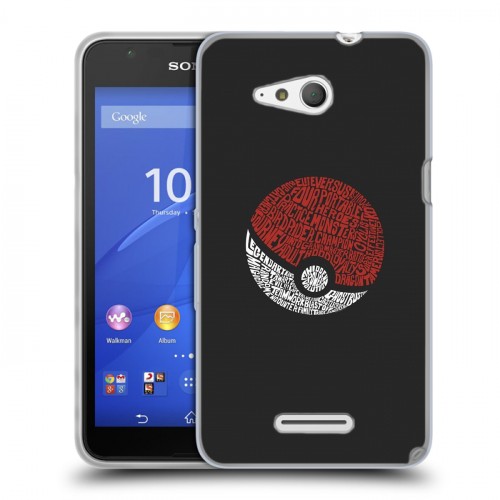 Дизайнерский пластиковый чехол для Sony Xperia E4g Pokemo Go
