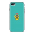 Дизайнерский силиконовый чехол для Iphone 7 Pokemo Go