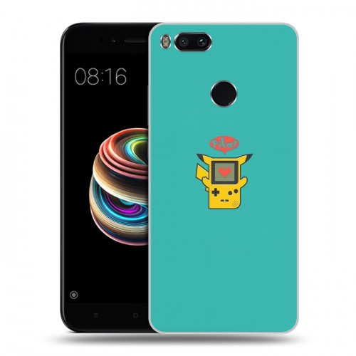 Дизайнерский силиконовый чехол для Xiaomi Mi5X Pokemo Go