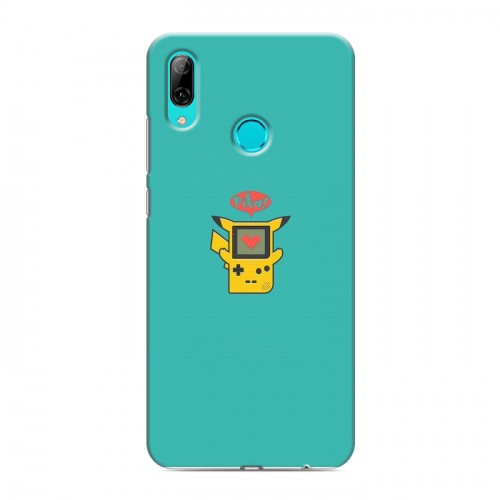 Дизайнерский пластиковый чехол для Huawei Y7 (2019) Pokemo Go