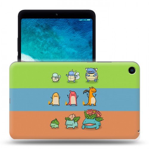 Дизайнерский силиконовый чехол для Xiaomi Mi Pad 4 Pokemo Go