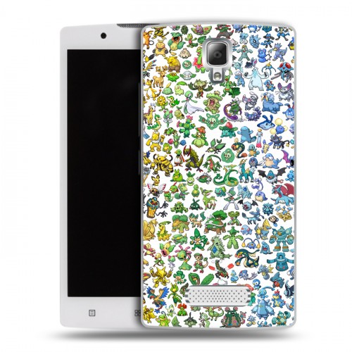 Дизайнерский пластиковый чехол для Lenovo A2010 Pokemon Go