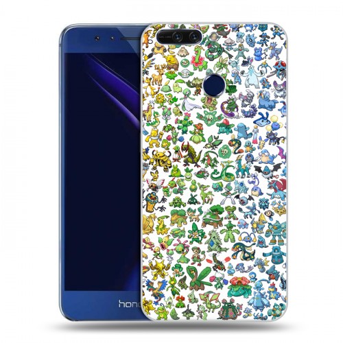 Дизайнерский пластиковый чехол для Huawei Honor 8 Pro Pokemon Go