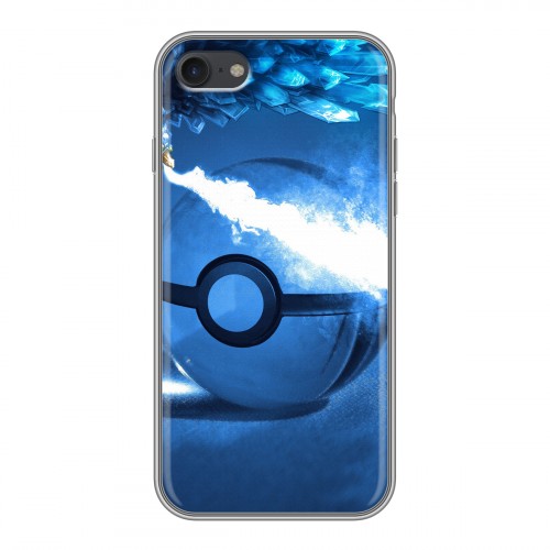 Дизайнерский силиконовый чехол для Iphone 7 Pokemon Go