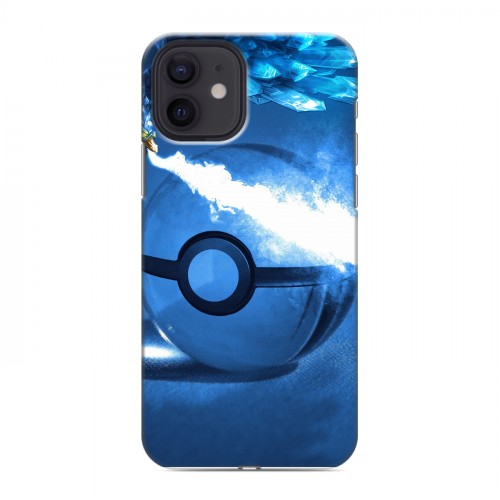 Дизайнерский силиконовый чехол для Iphone 12 Pokemon Go