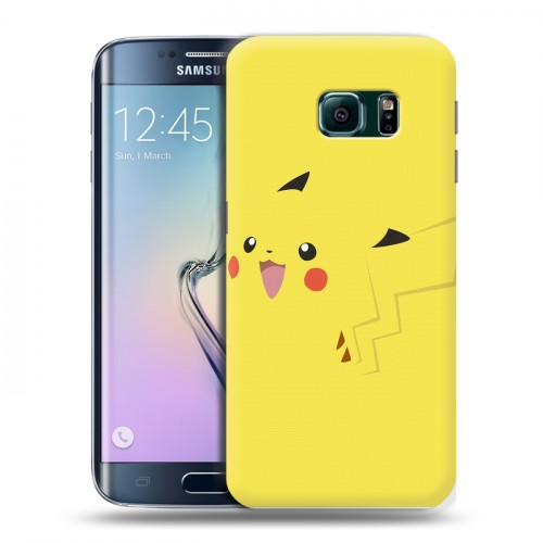 Дизайнерский пластиковый чехол для Samsung Galaxy S6 Edge Pokemon Go