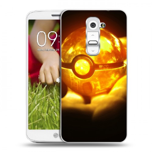 Дизайнерский пластиковый чехол для LG Optimus G2 mini Pokemon Go