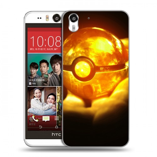 Дизайнерский силиконовый чехол для HTC Desire Eye Pokemon Go