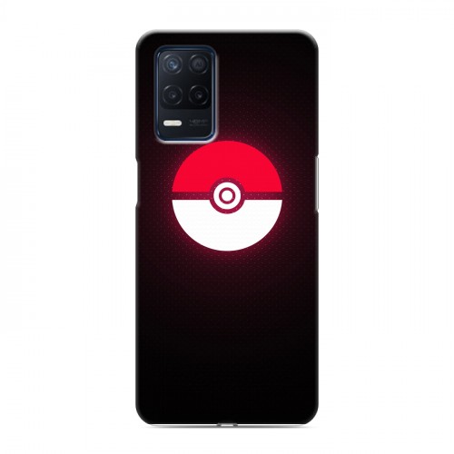Дизайнерский силиконовый чехол для Realme Narzo 30 5G Pokemon Go
