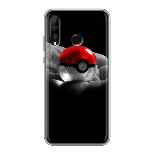 Дизайнерский силиконовый чехол для Huawei P30 Lite Pokemon Go