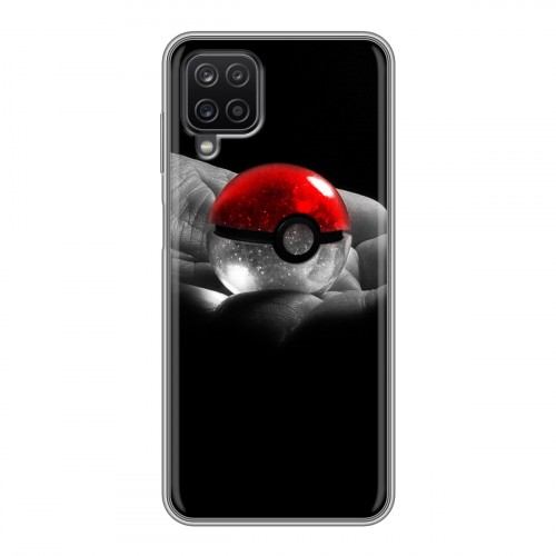 Дизайнерский силиконовый чехол для Samsung Galaxy A12 Pokemon Go