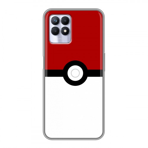 Дизайнерский пластиковый чехол для Realme 8i Pokemon Go