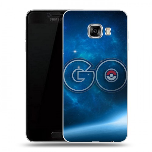Дизайнерский пластиковый чехол для Samsung Galaxy C5 Pokemon Go