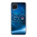 Дизайнерский силиконовый с усиленными углами чехол для Samsung Galaxy A12 Pokemon Go