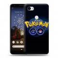 Дизайнерский пластиковый чехол для Google Pixel 3a XL Pokemon Go