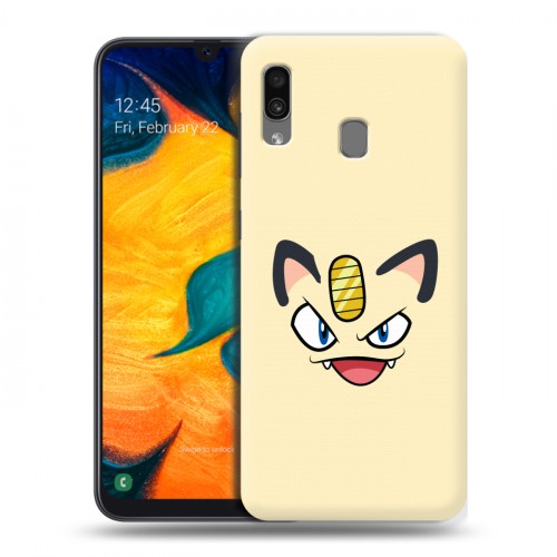 Дизайнерский силиконовый чехол для Samsung Galaxy A30 Pokemon Go