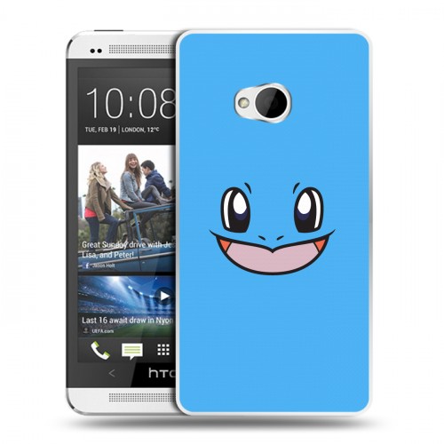 Дизайнерский пластиковый чехол для HTC One (M7) Dual SIM Pokemon Go