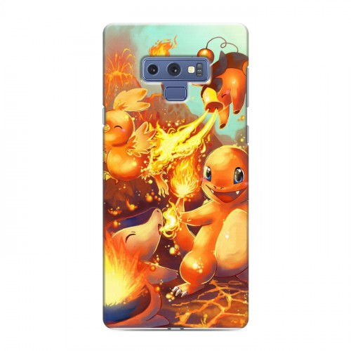 Дизайнерский силиконовый с усиленными углами чехол для Samsung Galaxy Note 9 Pokemon Go