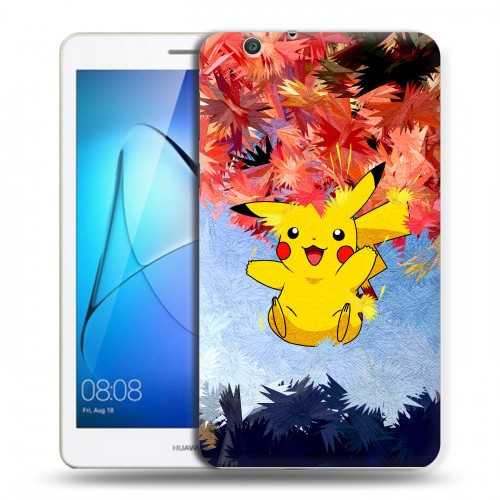 Дизайнерский силиконовый чехол для Huawei MediaPad T3 7 3G Pokemon Go
