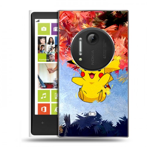 Дизайнерский пластиковый чехол для Nokia Lumia 1020 Pokemon Go