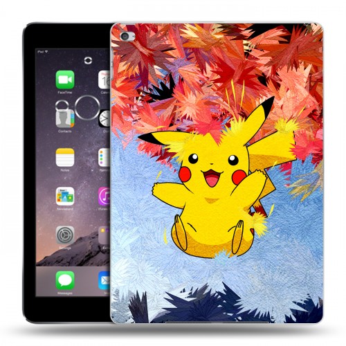 Дизайнерский силиконовый чехол для Ipad Air 2 Pokemon Go
