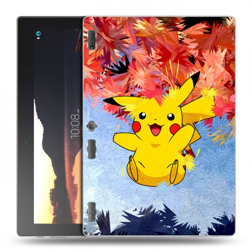 Дизайнерский силиконовый чехол для Lenovo Tab 2 A10 Pokemon Go