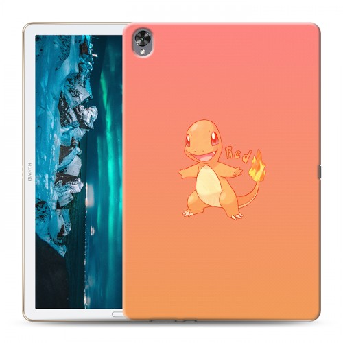 Дизайнерский силиконовый чехол для Huawei MediaPad M6 10.8 Pokemon Go