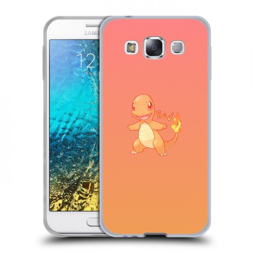 Дизайнерский пластиковый чехол для Samsung Galaxy E5 Pokemon Go