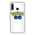 Дизайнерский силиконовый с усиленными углами чехол для Huawei P30 Lite Pokemon Go