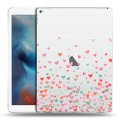 Полупрозрачный дизайнерский пластиковый чехол для Ipad Pro Прозрачные сердечки