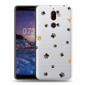 Полупрозрачный дизайнерский пластиковый чехол для Nokia 7 Plus Прозрачные следы