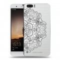 Полупрозрачный дизайнерский силиконовый чехол для Huawei Honor 6 Plus Прозрачные мандалы