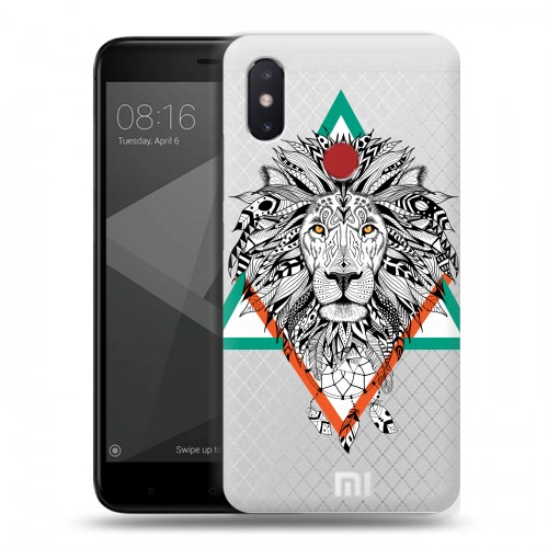 Полупрозрачный дизайнерский пластиковый чехол для Xiaomi Mi8 SE Животный арт 2