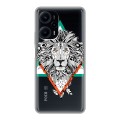 Полупрозрачный дизайнерский пластиковый чехол для XIaomi Poco F5 Животный арт 2