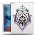 Полупрозрачный дизайнерский пластиковый чехол для Ipad Pro Животный арт 2