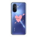 Полупрозрачный дизайнерский пластиковый чехол для Huawei Nova Y70 Прозрачные признания